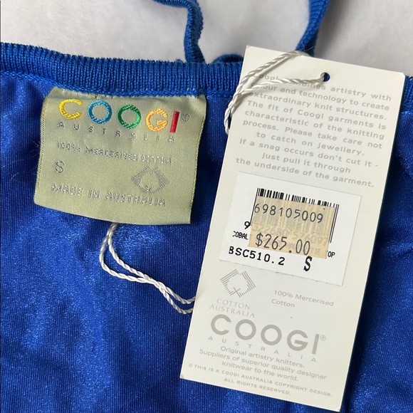 🖤Vintage NWT🔺RARE 💕 COOGI 3D Textured Knit Halter Top and Skirt Set - Picture 5 of 15